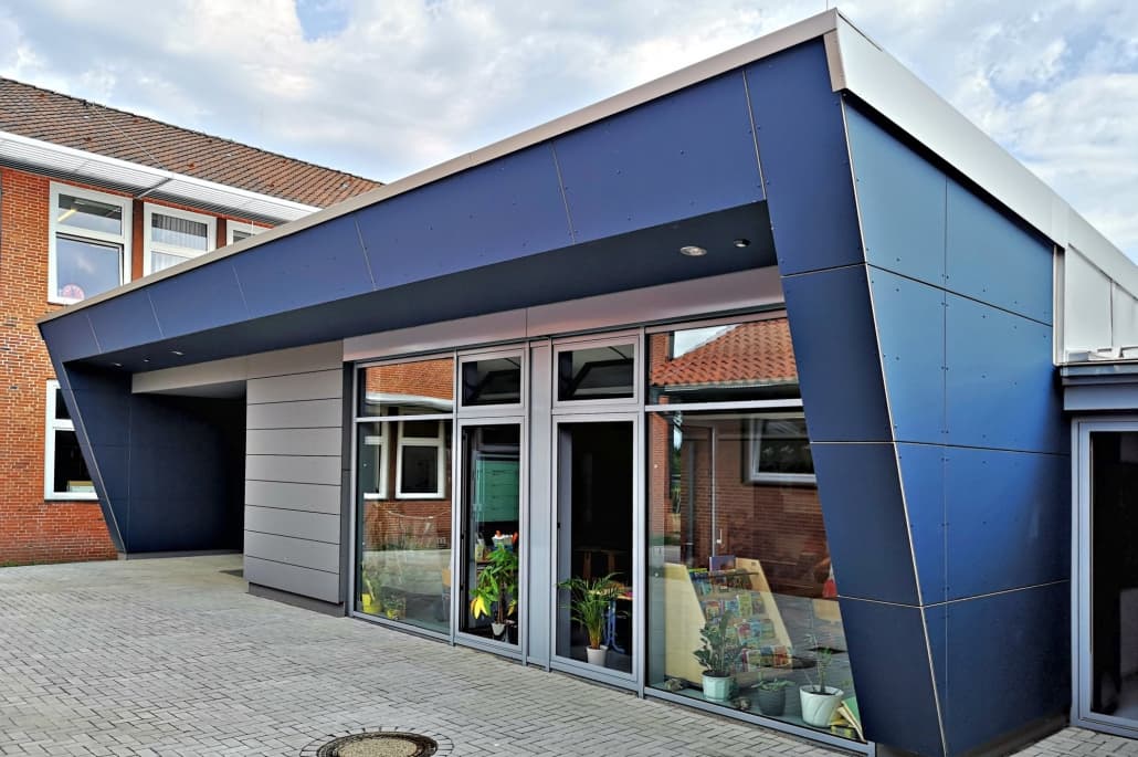 Eingang der Elbtal-Grundschule Bleckede
